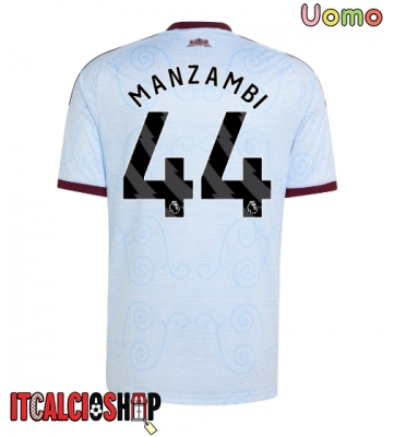 Aston Villa Johan Manzambi #44 Terza Maglia 2026-27 Manica Corta